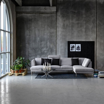 Heaven Round Coffee Table with Glass Top 82-40cm