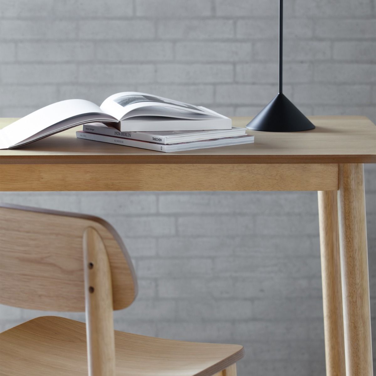 Barlow Oak Bar Table