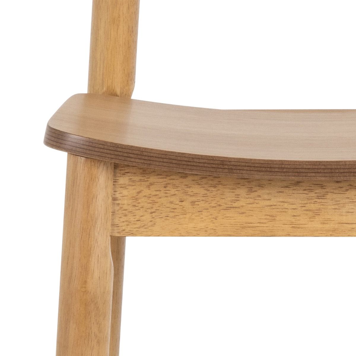Barlow Bar Table in Matt Oak Including 2 Barlow Bar Stools in Matt Oak