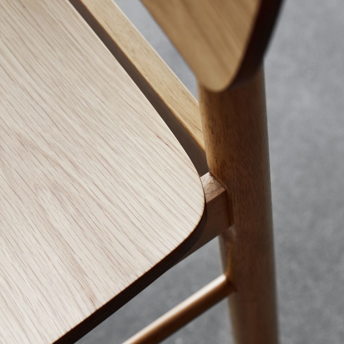 Barlow Bar Table in Matt Oak Including 2 Barlow Bar Stools in Matt Oak