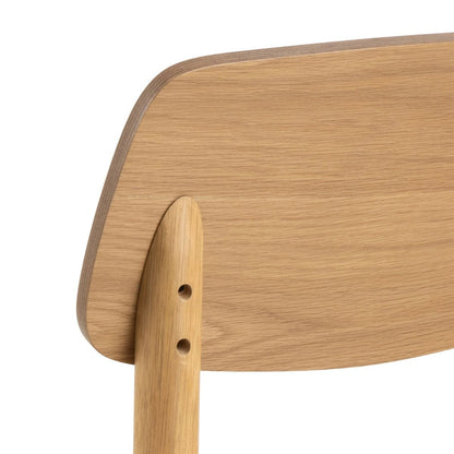 Barlow Bar Table in Matt Oak Including 2 Barlow Bar Stools in Matt Oak