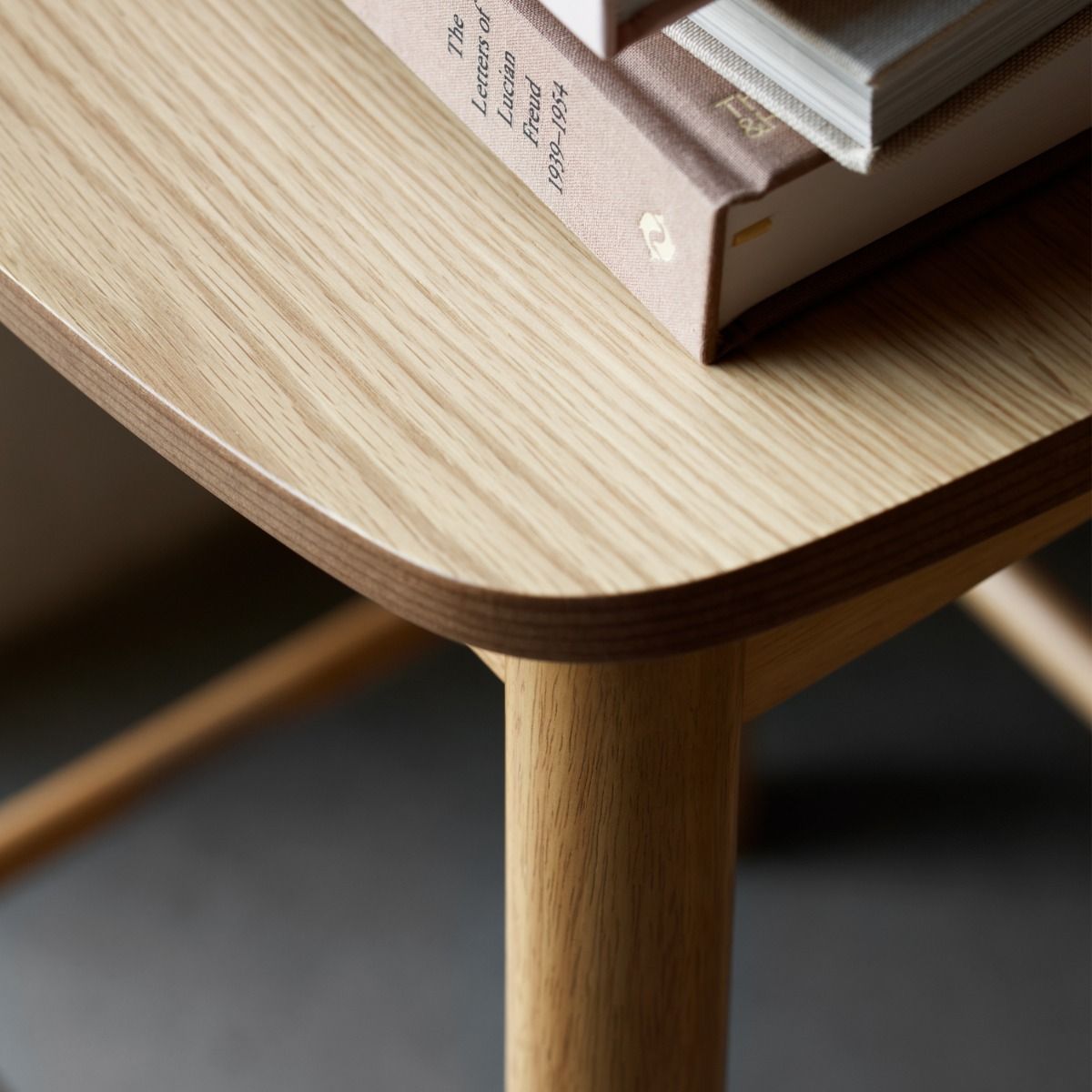 Barlow Bar Table in Matt Oak Including 2 Barlow Bar Stools Without Back in Matt Oak