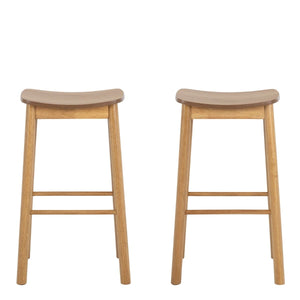 Barlow Bar Stool in Oak Set of 2