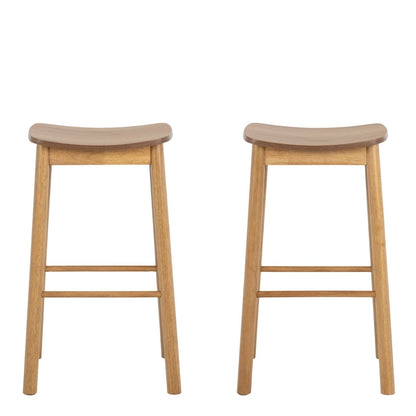 Barlow Bar Stool in Oak Set of 2
