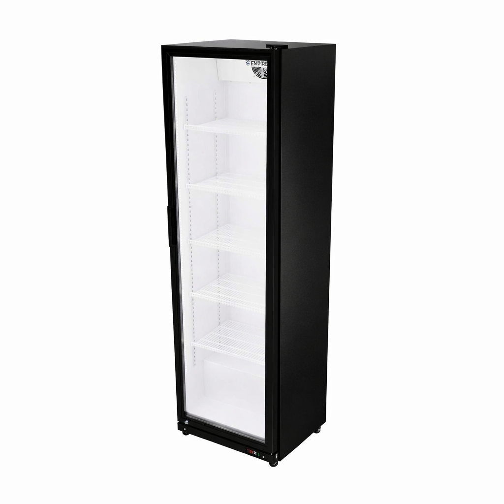 Empire Single Door Upright Display Cooler – Commercial Glass Door Fridge Merchandiser