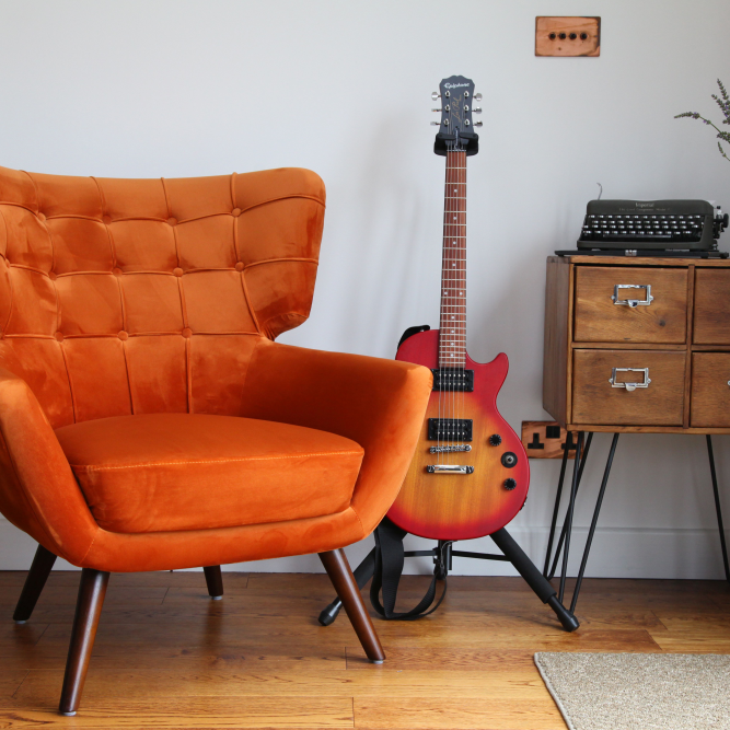 Arlo Velvet Armchair