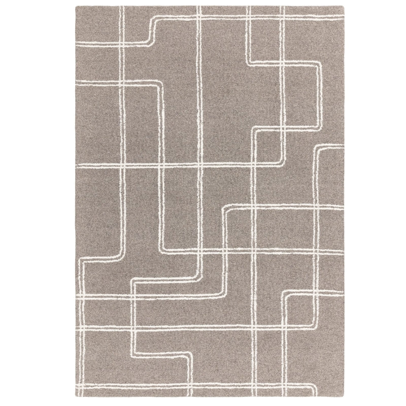 Ada Linear Geometric Wool Rug