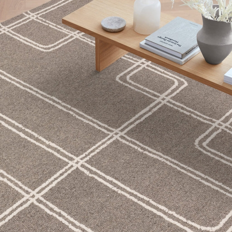 Ada Linear Geometric Wool Rug