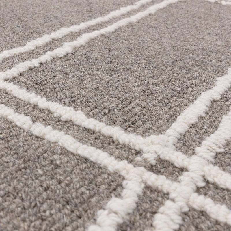 Ada Linear Geometric Wool Rug
