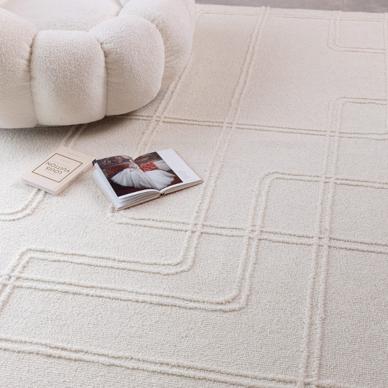 Ada Linear Geometric Wool Rug