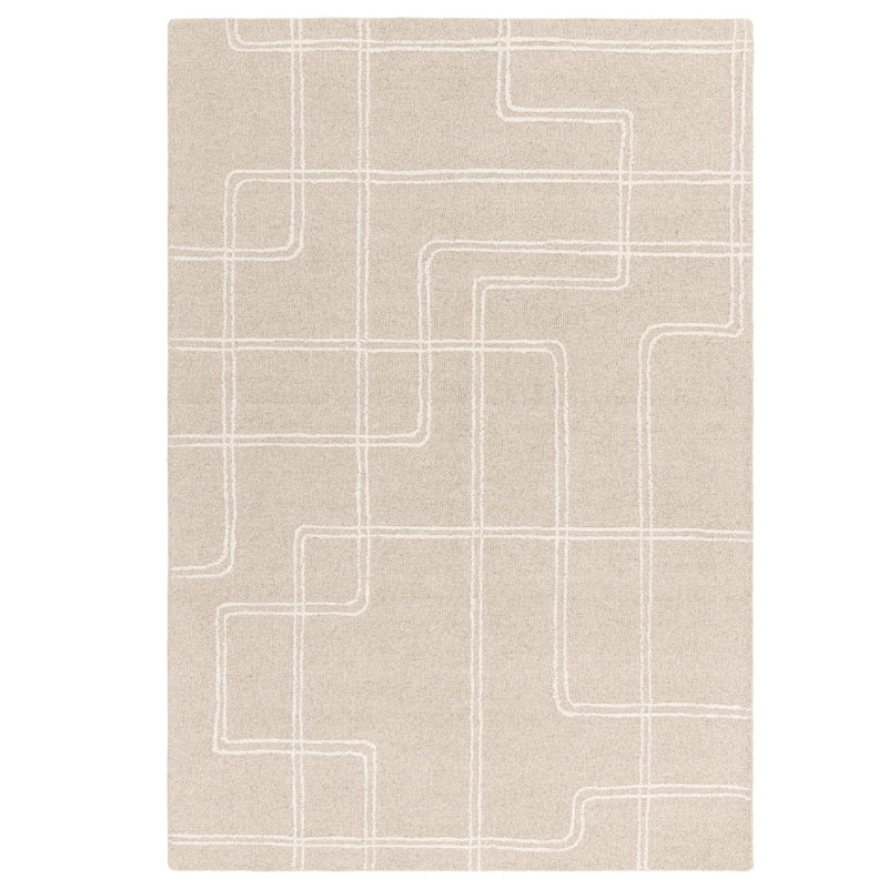 Ada Linear Geometric Wool Rug