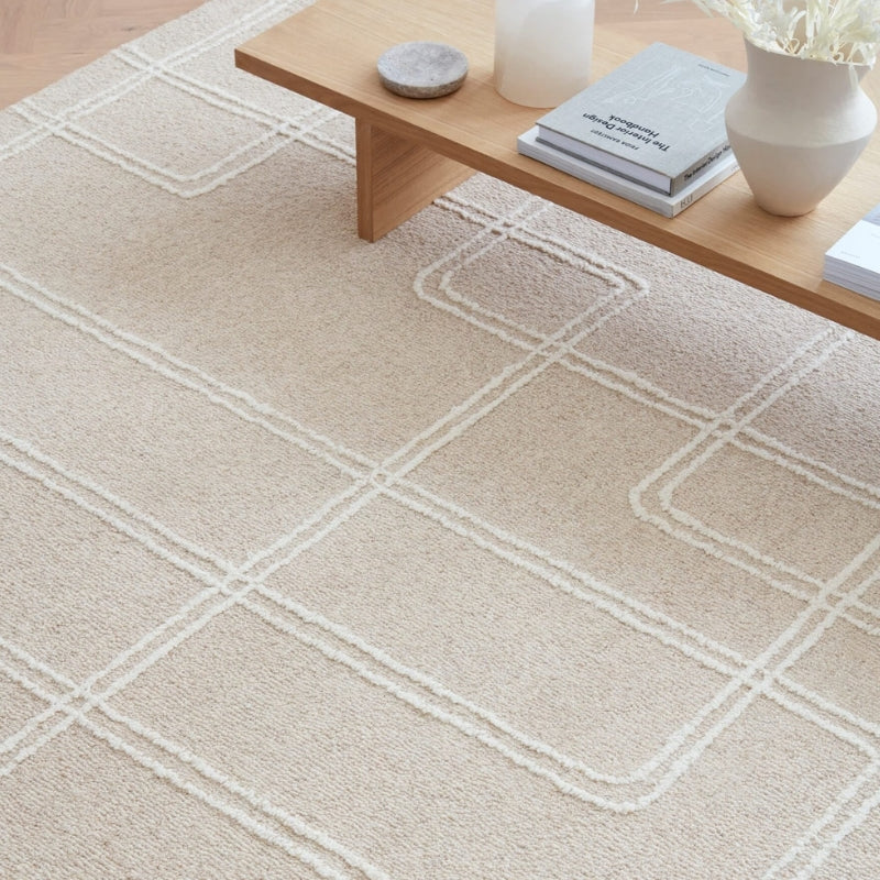 Ada Linear Geometric Wool Rug