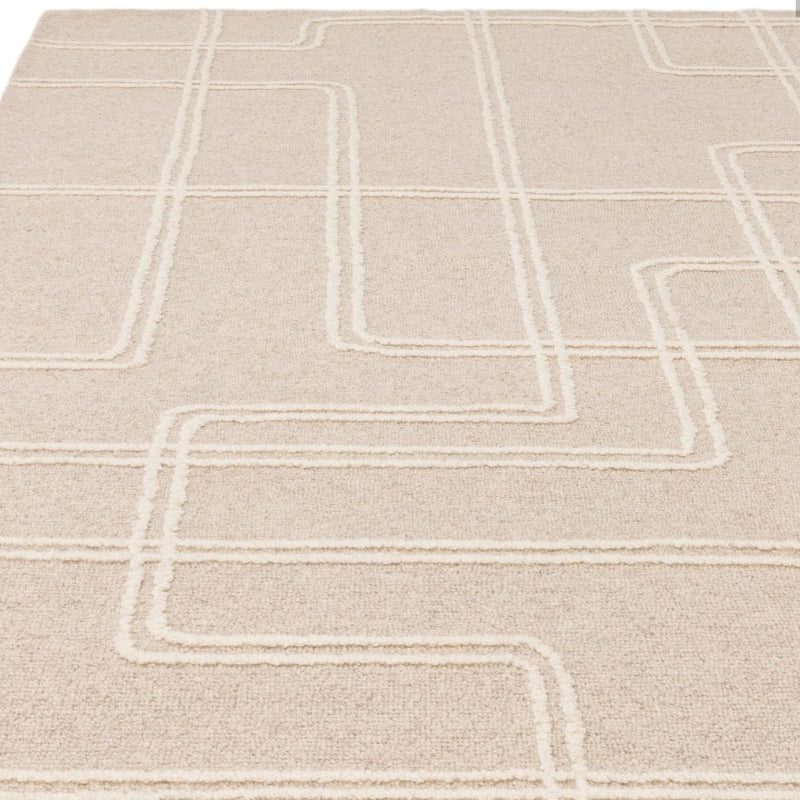 Ada Linear Geometric Wool Rug