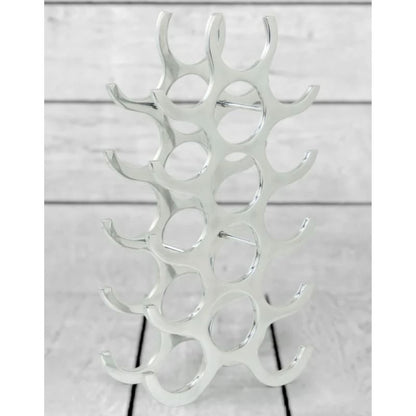 Aluminium 15 Bottle Wine Rack