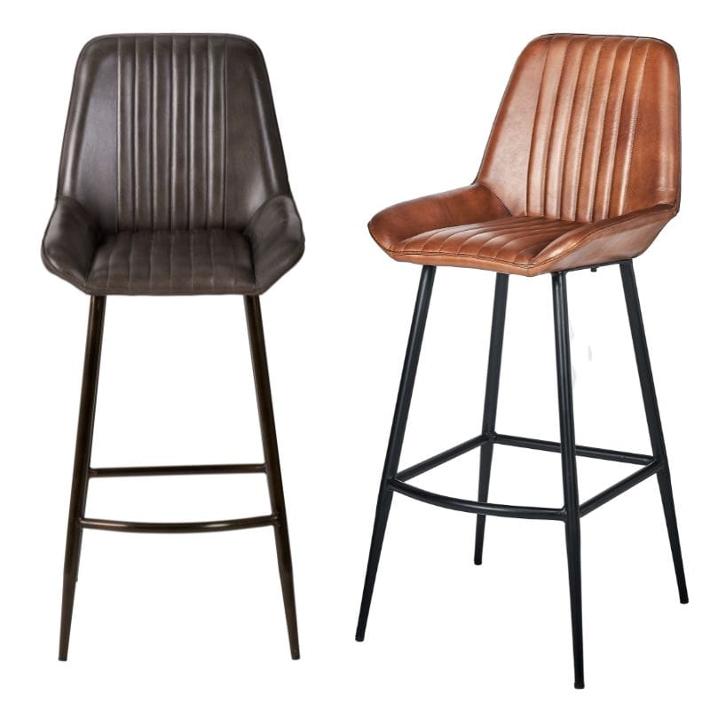 Bar Stools Angelo Vintage Leather Bar Stool Range