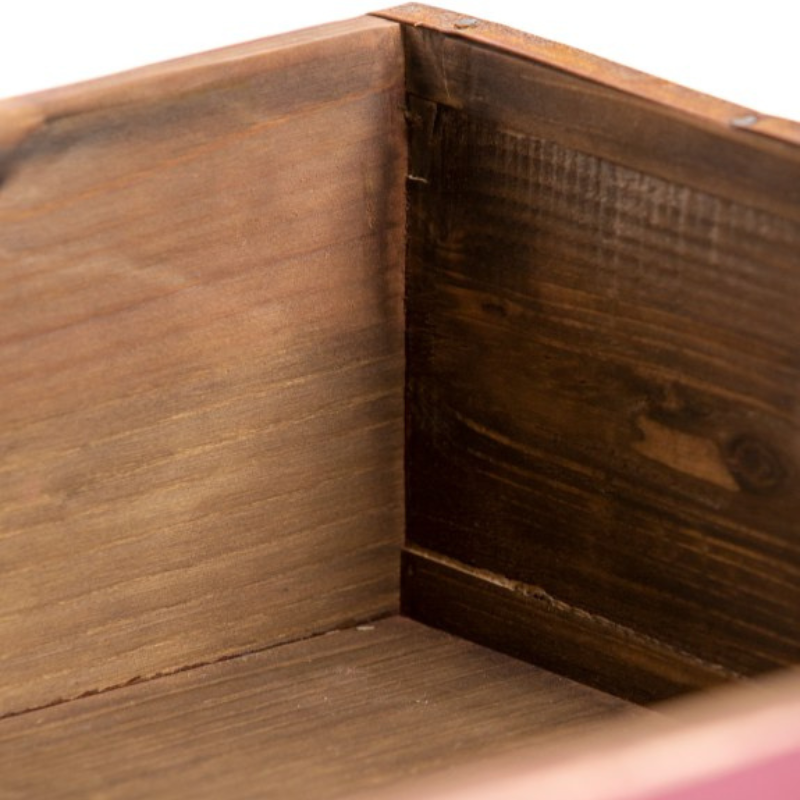 Antiqued Red Cola Wooden Tray