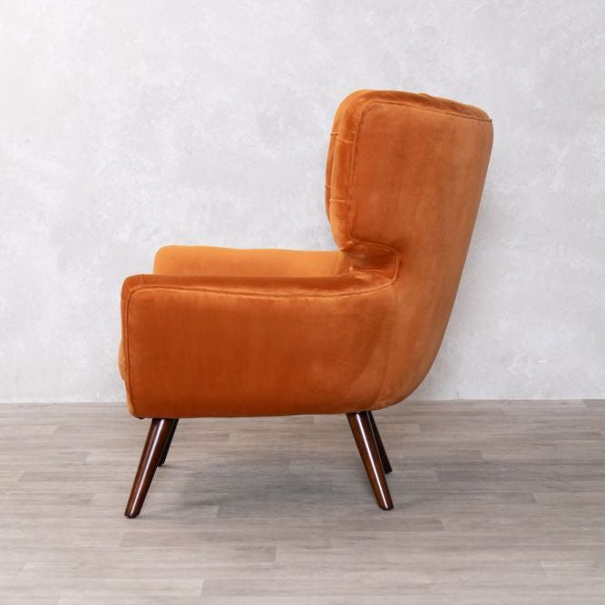 Arlo Velvet Armchair