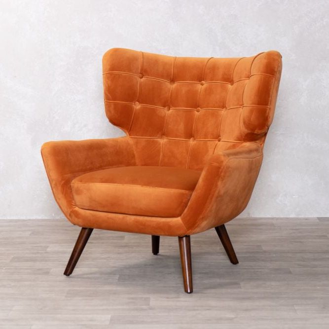 Arlo Velvet Armchair
