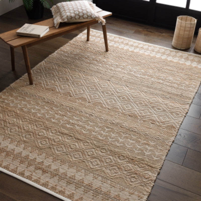 Asher Natural Jute Tribal Rug