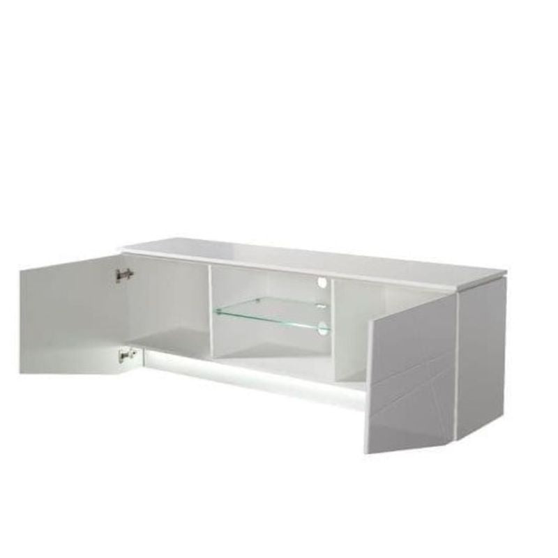 Aspen White Gloss TV Cabinet