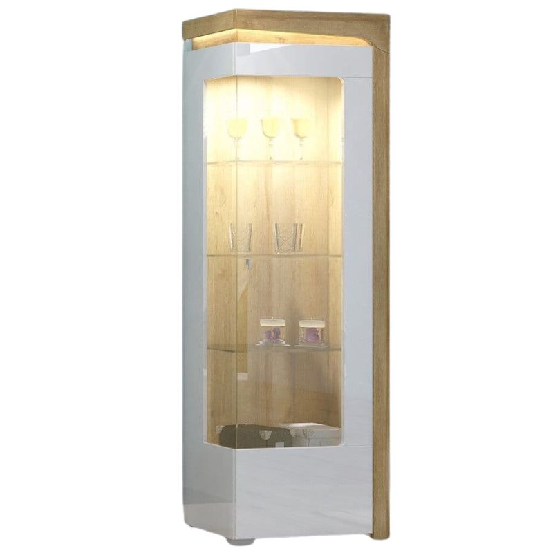 Aurora Illuminated Corner Bar Cabinet (Right)