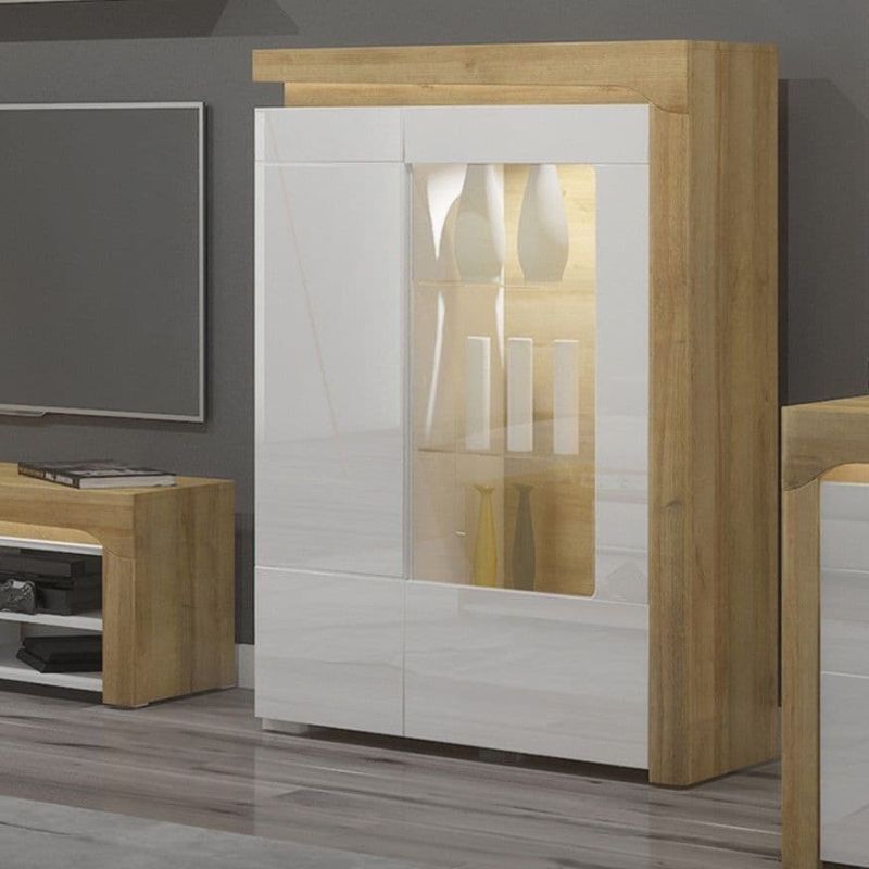 Aurora Illuminated Midi Drinks Cabinet