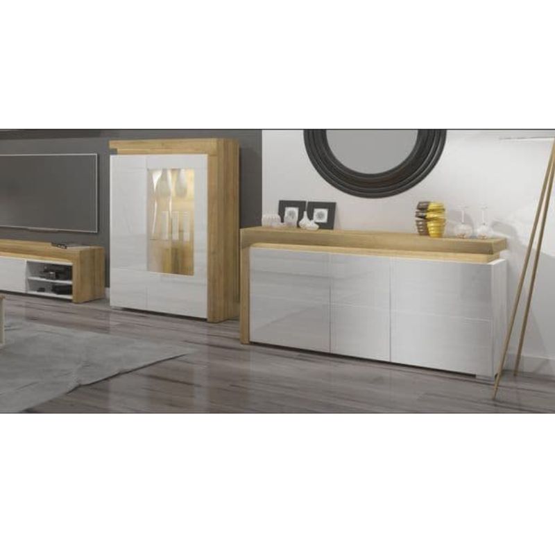 Aurora Illuminated Midi Drinks Cabinet