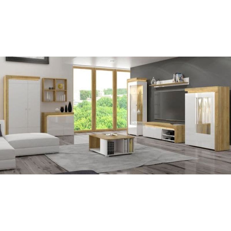 Aurora Illuminated Midi Drinks Cabinet