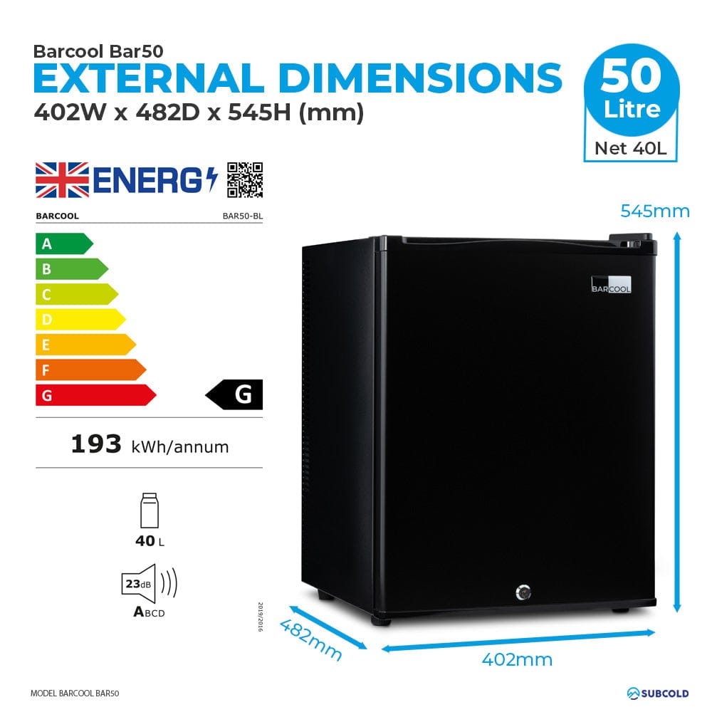 Mini Bar Barcool Bar50 LED Mini Bar Fridge