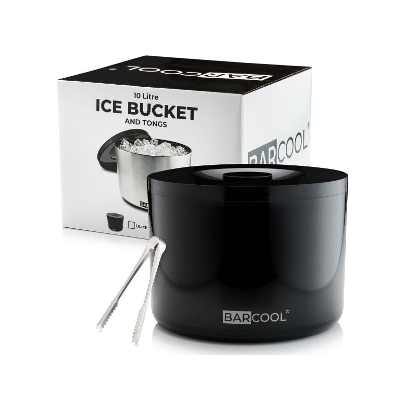 Barcool 10L Black Ice Bucket