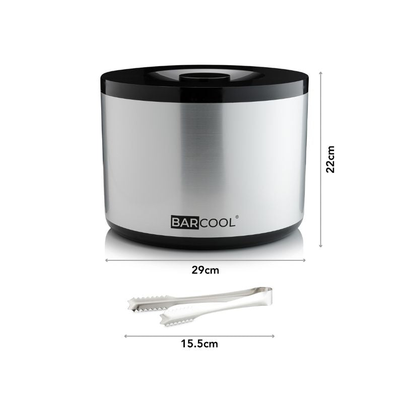 Barcool 10L Silver Ice Bucket