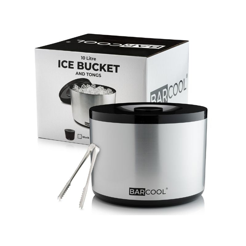 Barcool 10L Silver Ice Bucket
