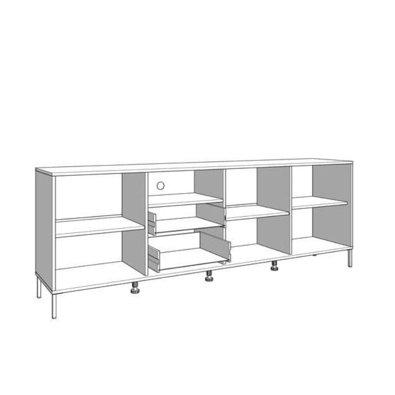 Bergen Ridge Wide TV Cabinet