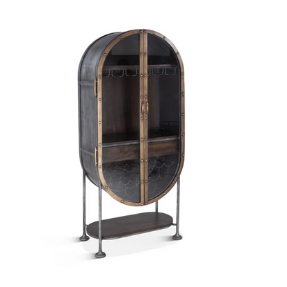 Industrial Aviator Drinks Cabinet