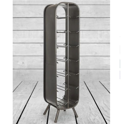 Camden Metal Industrial Large 14 Bottle Wine Rack