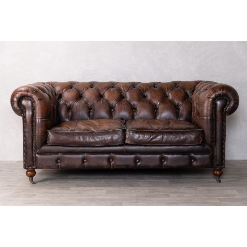 Chesterfield Leather Sofa Range