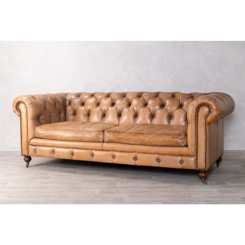 Chesterfield Leather Sofa Range
