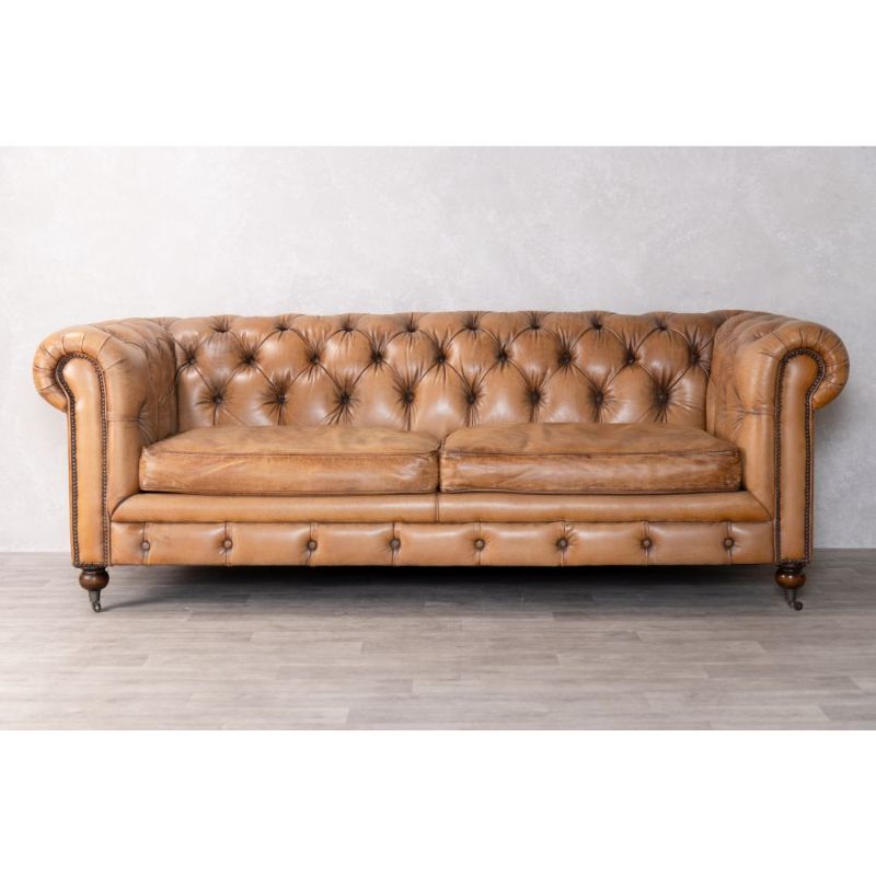 Chesterfield Leather Sofa Range