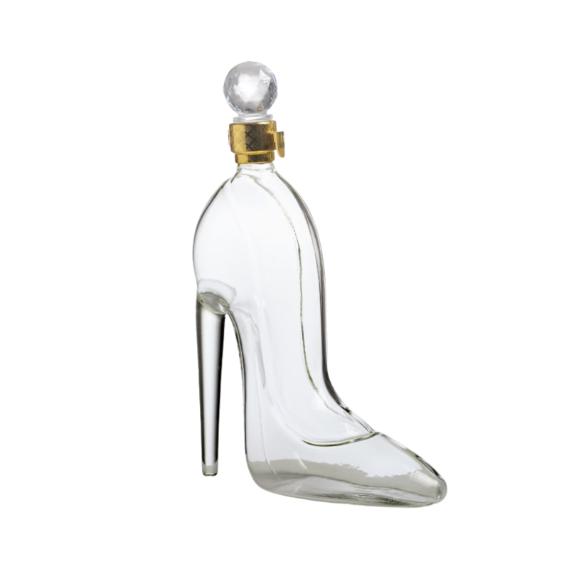 Clear Glass High-Heel Shoe Decanter 750ml
