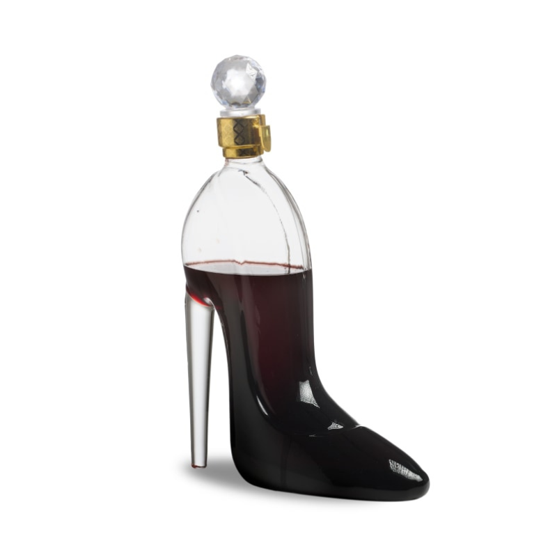 Clear Glass High-Heel Shoe Decanter 750ml
