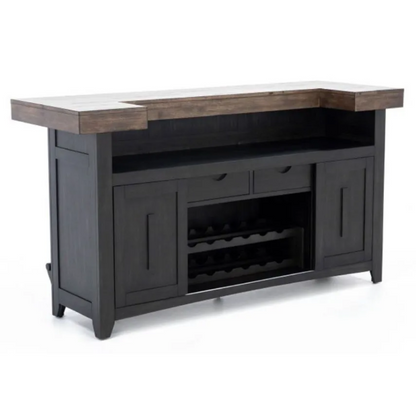 Rustic Elegance Home Bar