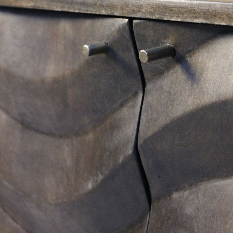 Devan Wooden 4 Door Lehar Design Side Board