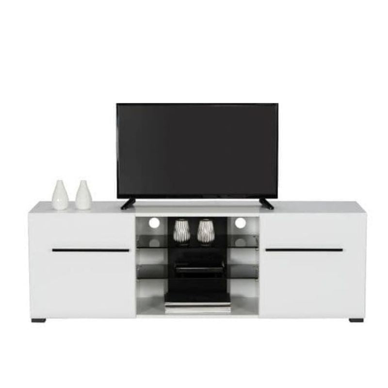 Eclipse White Gloss TV Cabinet