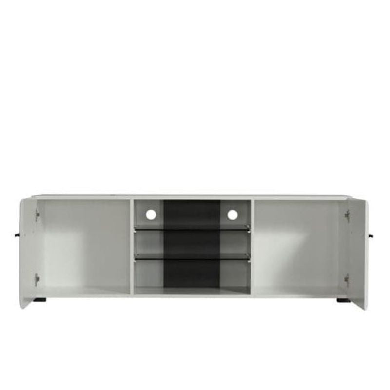 Eclipse White Gloss TV Cabinet