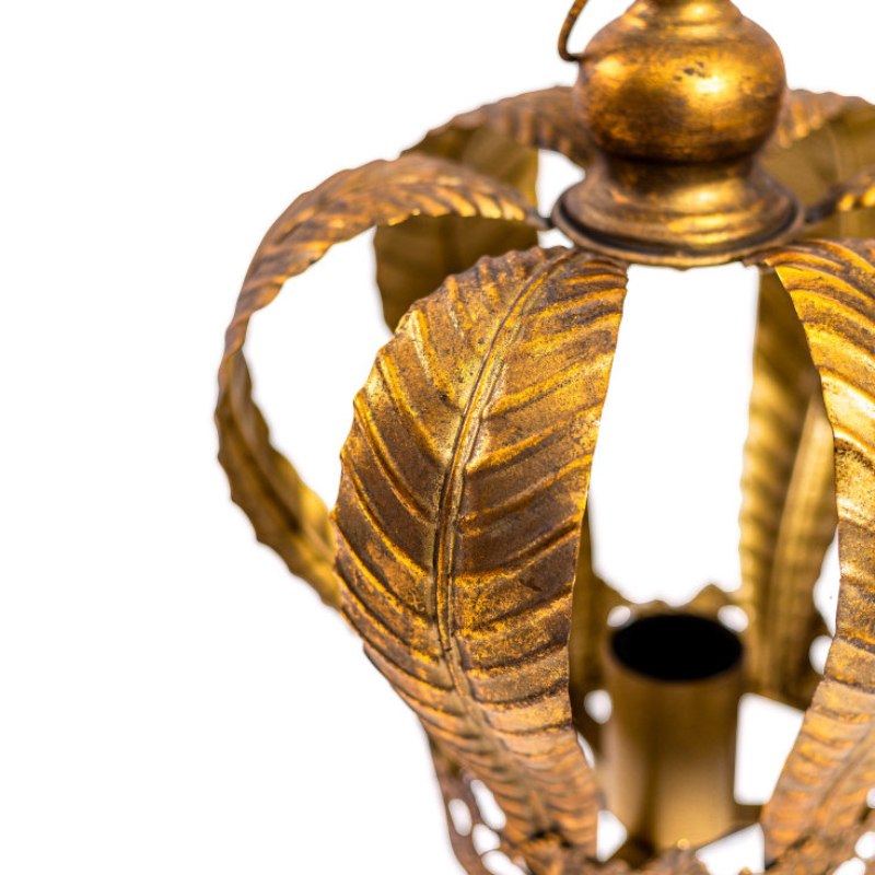 Gold Metal Crown Table Lamp (to be bought in qtys of 2)
