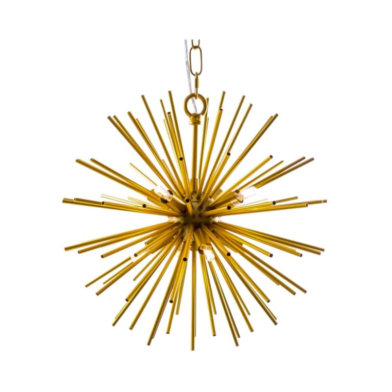 Gold Spiked Ceiling Pendant