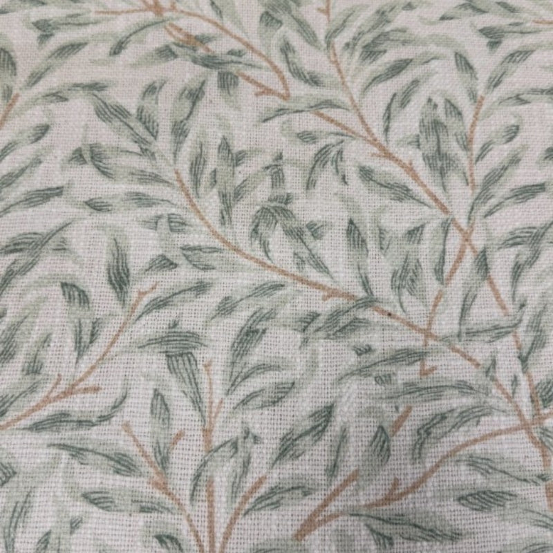 Willow Bough Occasional Armchair – Green & Ivory Cotton