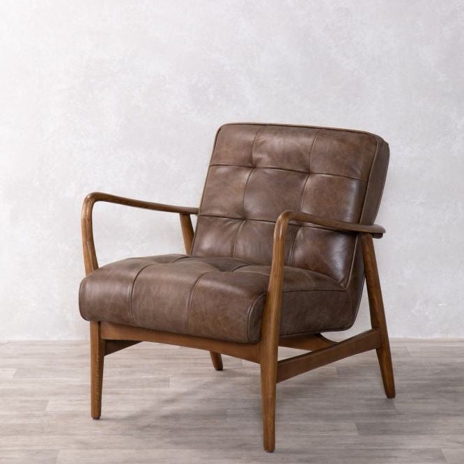 Hamilton Leather Mid-Century Seating Range
