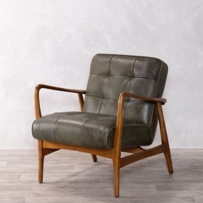 Hamilton Leather Mid-Century Seating Range