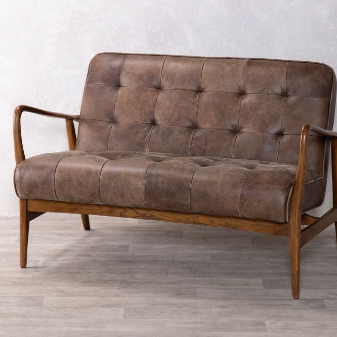 Hamilton Leather Mid-Century Seating Range